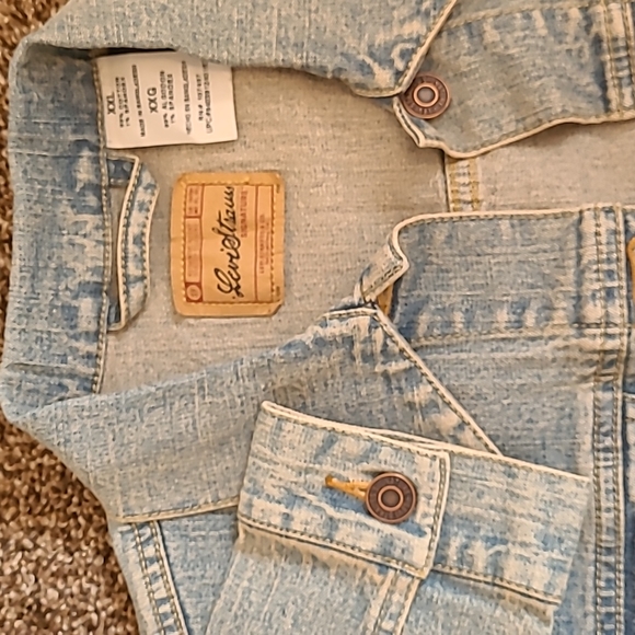 Levi Denim Jacket Girl XXL New - Picture 7 of 8